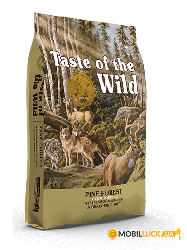   Taste of the Wild Pine Forest Canine Formula with venison & legumes      12.2  (7000700715146) (9763-HT60p)