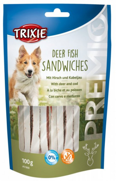    Trixie    PREMIO Deer Fish Sandwiches (31868)