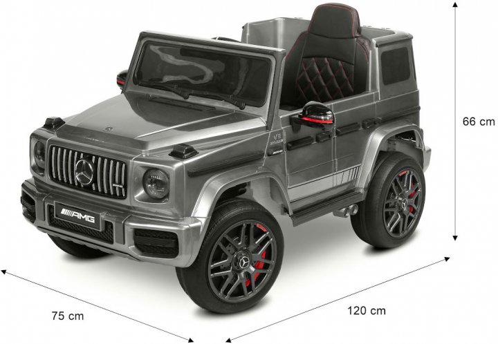  Caretero (Toyz) Mercedes Benz G63 AMG Silver TOYZ-71506