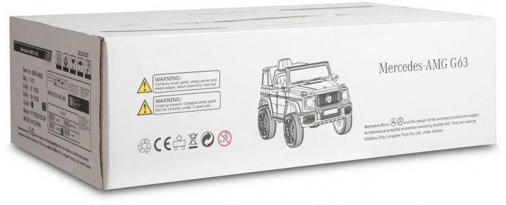  Caretero (Toyz) Mercedes Benz G63 AMG Silver TOYZ-71506