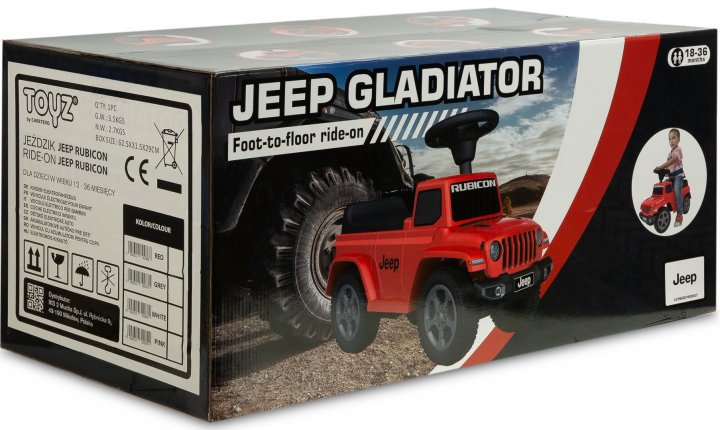    Caretero (Toyz) Jeep Rubicon Grey TOYZ-2593
