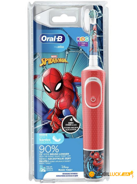   Braun Oral-B D100.413.2K Spider-Man