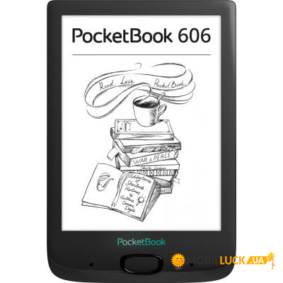   PocketBook 606, Black (PB606-E-CIS)