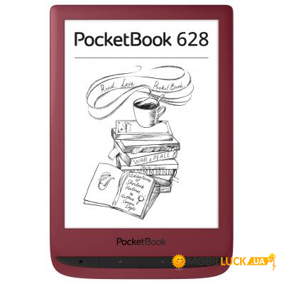   PocketBook 628, Ruby Red (PB628-R-CIS)