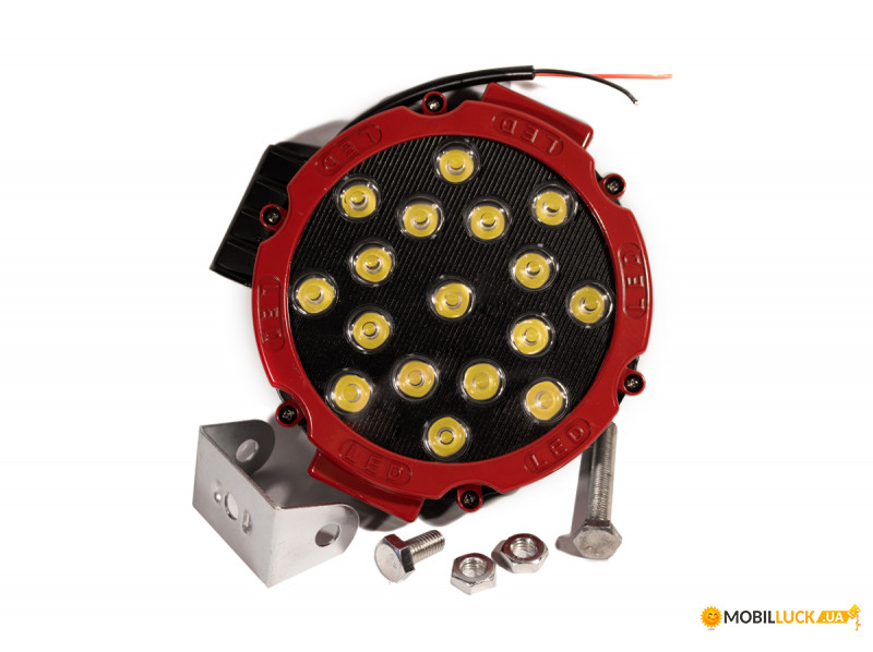   AllLight 51W RED 17chip OSRAM 3535 spot 9-30V