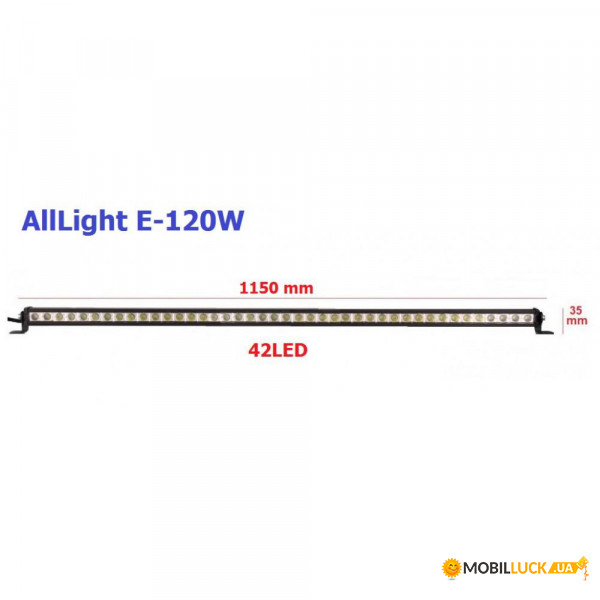   AllLight E-120W  40chip OSRAM 3535 spot 9-30V