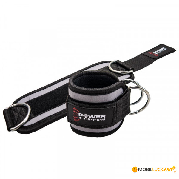    Power System PS-3460 Ankle Strap Gym Guy Grey