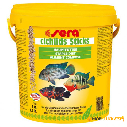 Sera Cichlids Sticks         , 10000  125536