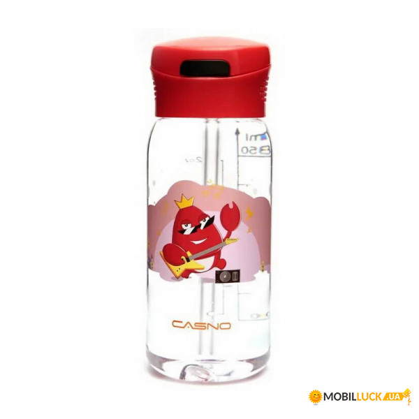  Casno Crab Waterbottle KXN-1195 450 ml red