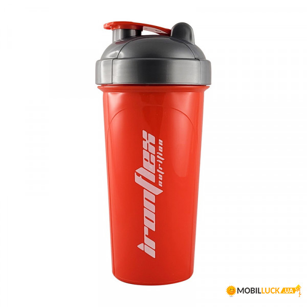  IronFlex Shaker 700 ml red/grey