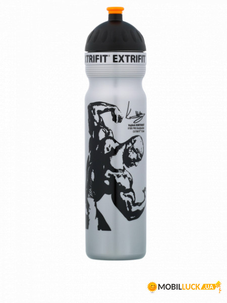    Extrifit Bottle Short Nozzle 1000ml Gray