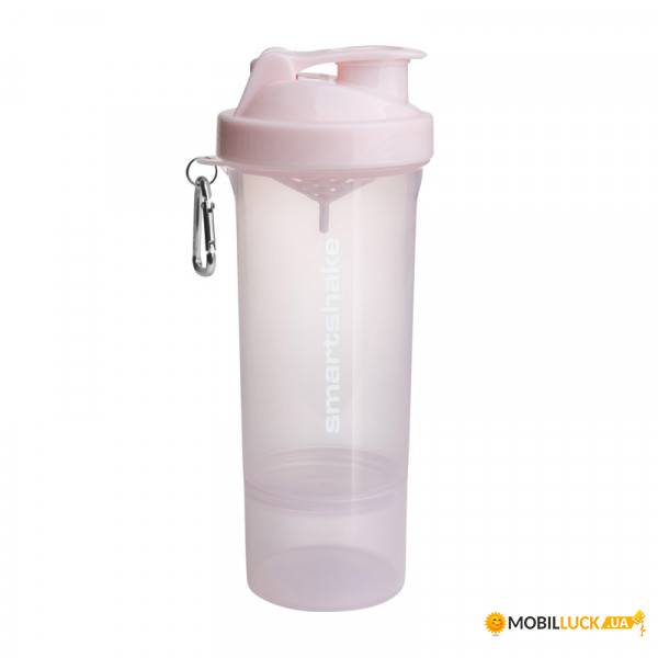  SmartShake Slim Grey 500 ml cotton pink