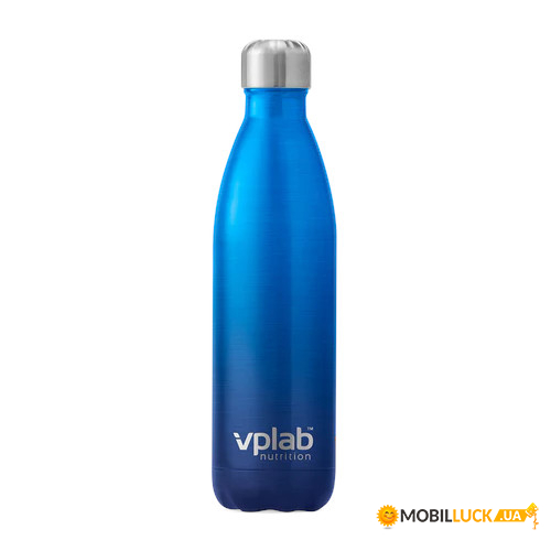  VPLab Metal Water Bottle 500  Blue