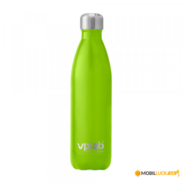  VPLab Metal Water Bottle 500  Lime