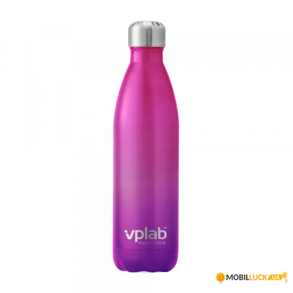  VPLab Metal Water Bottle 500  Purple