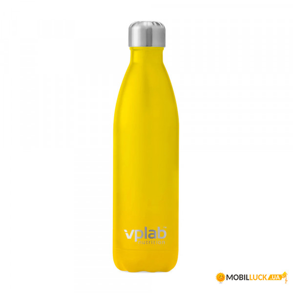  VPLab Metal Water Bottle 500  Yellow