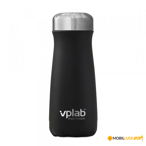  VPLab Metal Water Bottle 600  Black