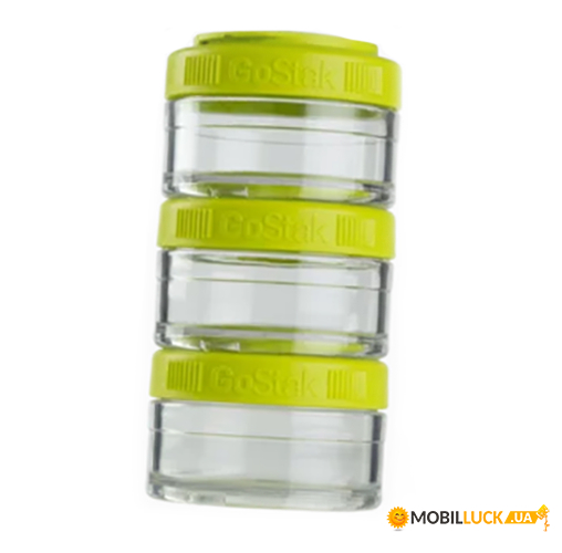  Blender Bottle GoStak 3 Pak Green (33234007)