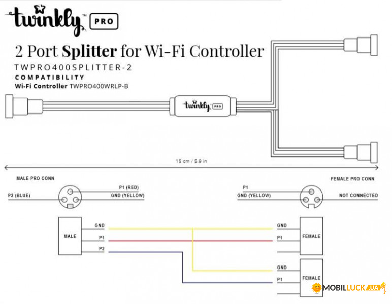 - Twinkly Pro IP65  (JN63TWPRO400SPLITTER-2)