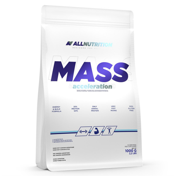  All Nutrition Mass Acceleration 1000g Chocolate 100-78-5959473-20