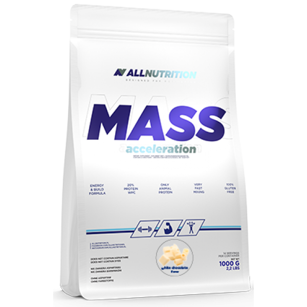  All Nutrition Mass Acceleration 1000g White Chocolate (100-10-1569690-20)