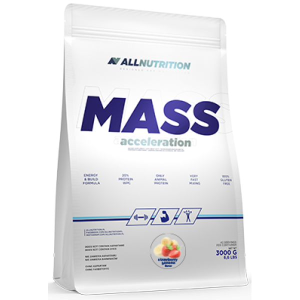  All Nutrition Mass Acceleration 3000g Strawberry-Banana 100-70-5306073-20