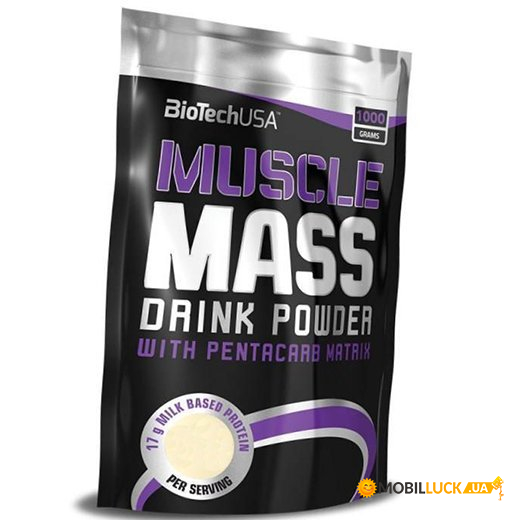  BioTech Muscle Mass 1000 g Chocolate