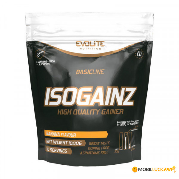  Evolite Nutrition IsoGainz 1  