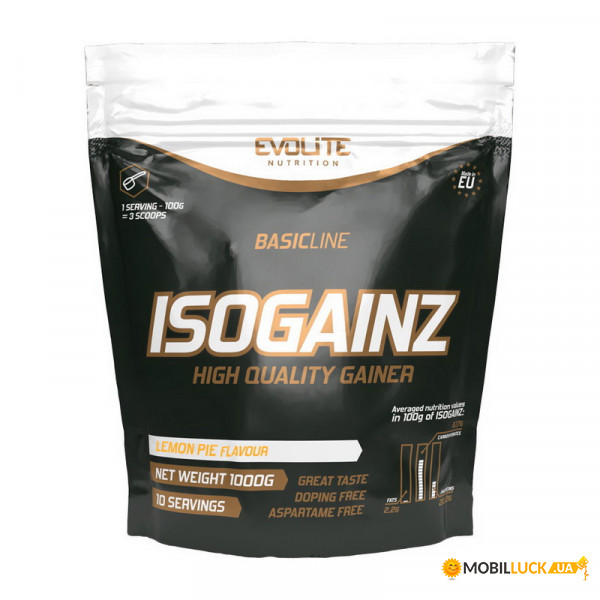  Evolite Nutrition IsoGainz 1   