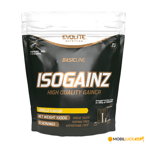  Evolite Nutrition IsoGainz 1  