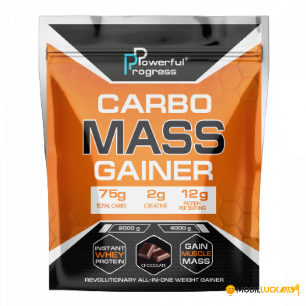  Powerful Progress Carbo Mass Gainer 2000g Chocolate