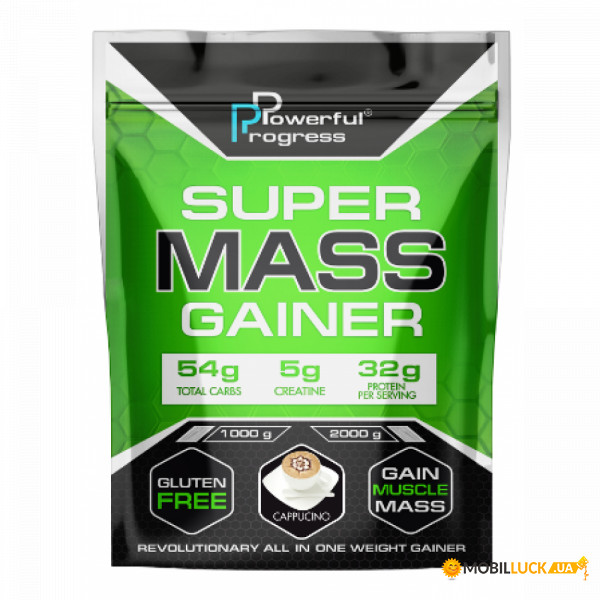  Powerful Progress Super Mass Gainer 1000g Cappucino