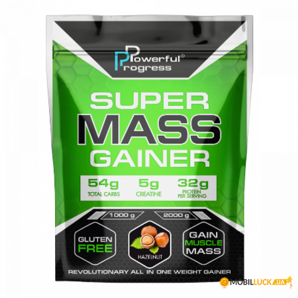  Powerful Progress Super Mass Gainer 1000g Hazelnut