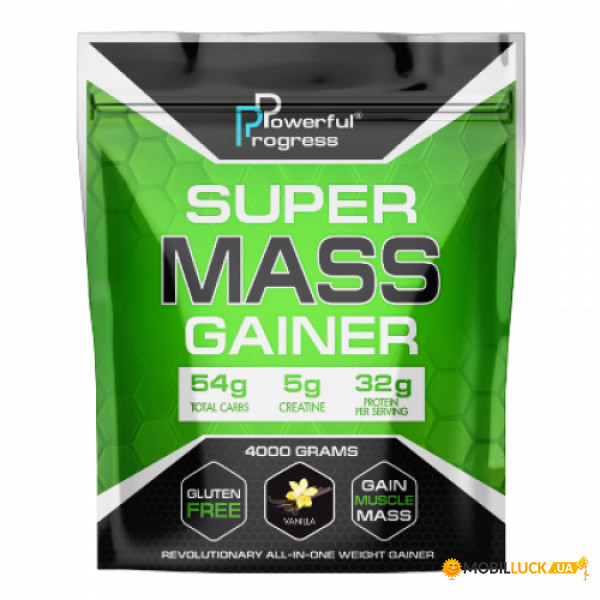  Powerful Progress Super Mass Gainer 4000g Creme brulee