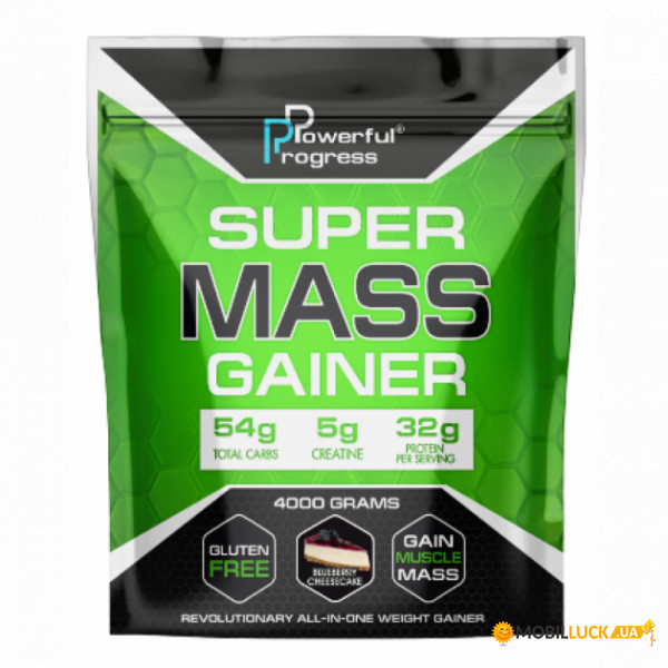  Powerful Progress Super Mass Gainer 4000g  Cappuccino