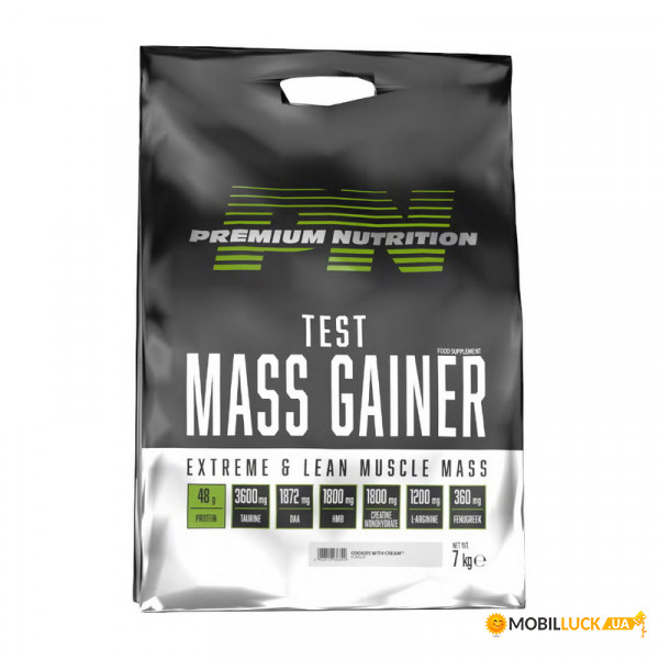  Premium Nutrition Test Mass Gainer 7 kg chocolate