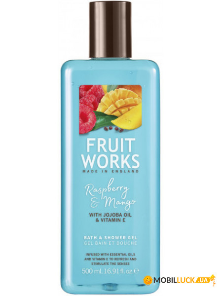    Grace Cole Fruit Works Raspberry and Mango 500 