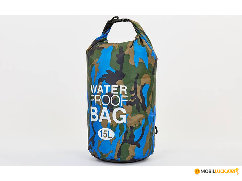      Waterproof Bag 15 blue amouflage TY-6878-15