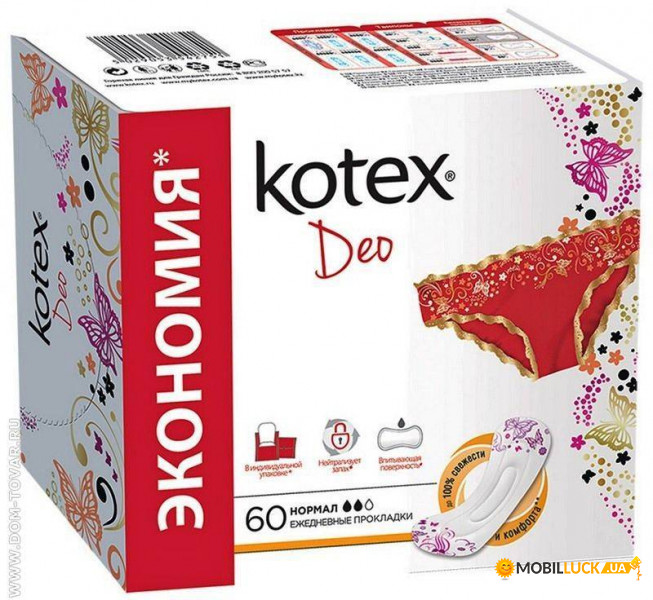   Kotex Deo Normal 60  (542751)