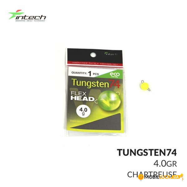   Intech Tungsten 74 Gloss Chartreuse UV 9g 1