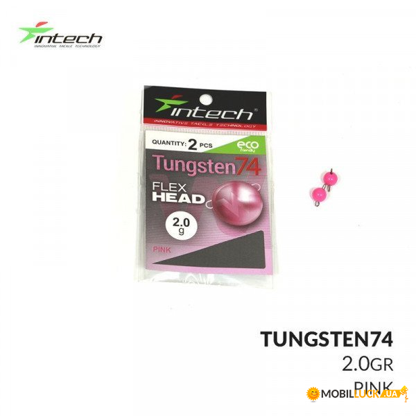   Intech Tungsten 74 Gloss Pink UV 9g 1