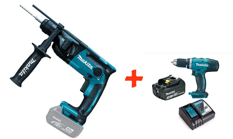   Makita DHR165Z+ - Makita DDF453RFX7 (DHR165RFX7)