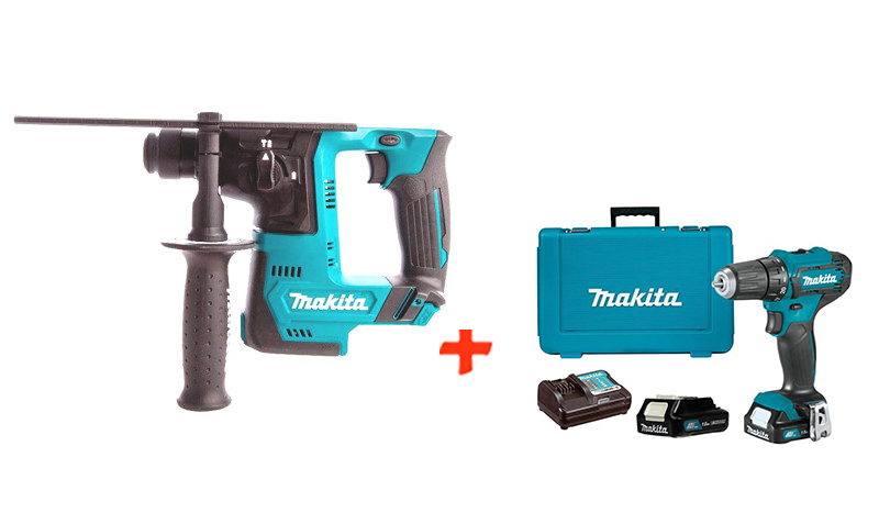   Makita HR140DZ+  Makita DF333DWAE (HR140SET)