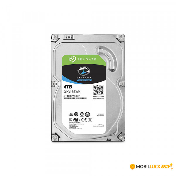   3.5 Seagate SkyHawk HDD 4TB 5900rpm 64MB ST4000VX007 SATAIII (2645)