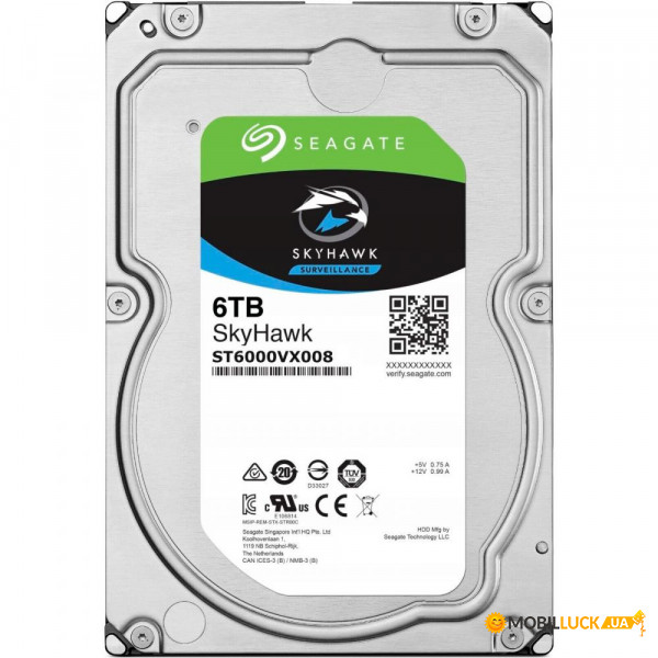   Seagate SkyHawk ST6000VX008