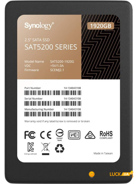  SSD Synology SATA 2.5 1.9TB (SAT5200-1920G)