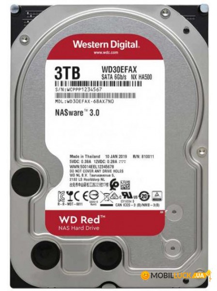   WD Red 3 TB (WD30EFAX)