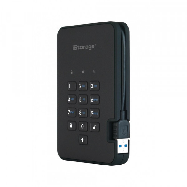   iStorage diskAshur 2 USB 3.1 1TB Phantom Black (IS-DA2-256-1000-B)