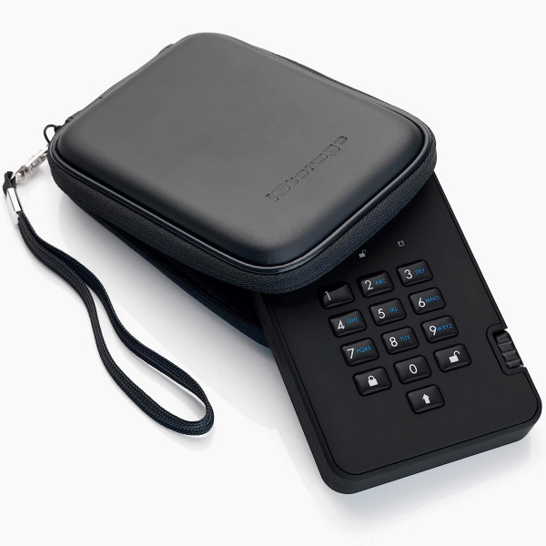   iStorage diskAshur 2 USB 3.1 1TB Phantom Black (IS-DA2-256-1000-B)