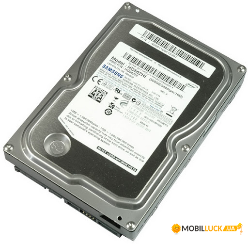   HDD SATA 500GB Samsung 5400rpm 16MB (HD502HI) Refurbished